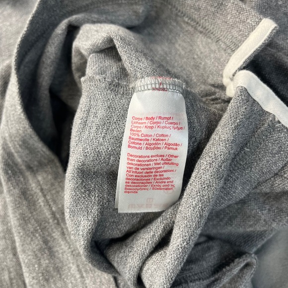 Lacoste LIVE Mens Gray Short Sleeve Oversized Logo Polo Shirt Size Small - Picture 7 of 8